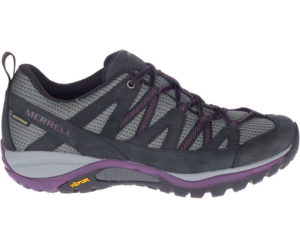 Merrell Vandresko Dame - Siren Sport 3 Waterproof Wide Width - Sort - PUR294831